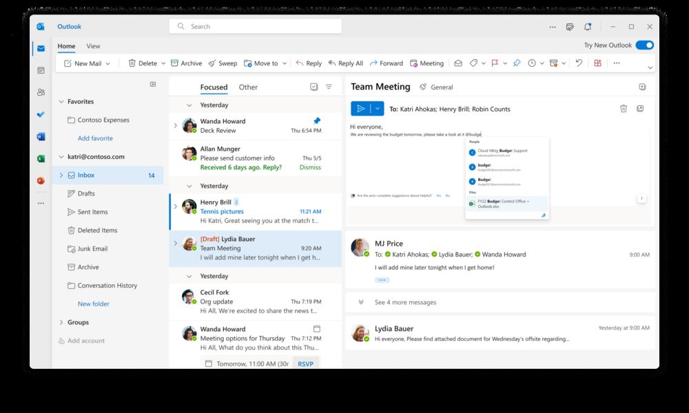 Outlook teams integration