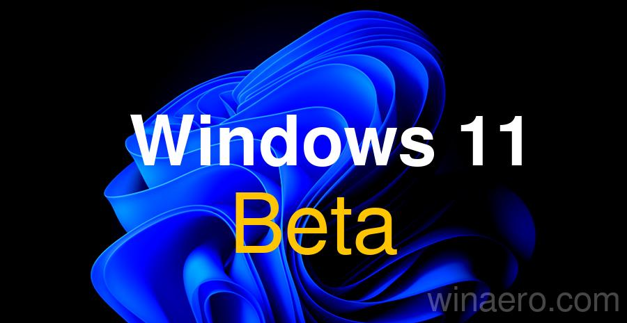 Windows 11 Beta Build 22622.586
