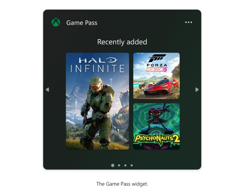 Build 25174 Game Pass Widget