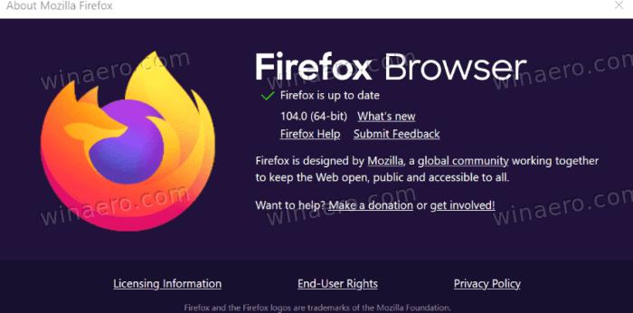 Firefox 104