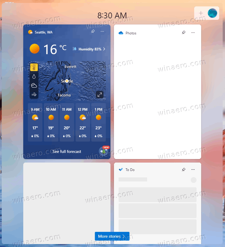 Older Widgets design