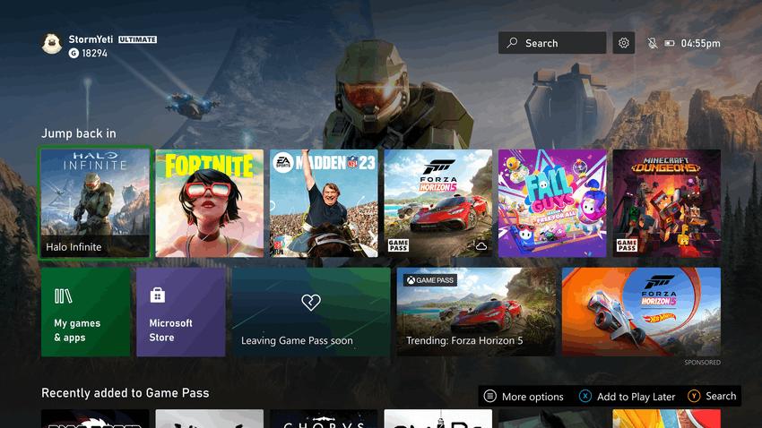 New Xbox Dashboard Home For Xbox Insiders