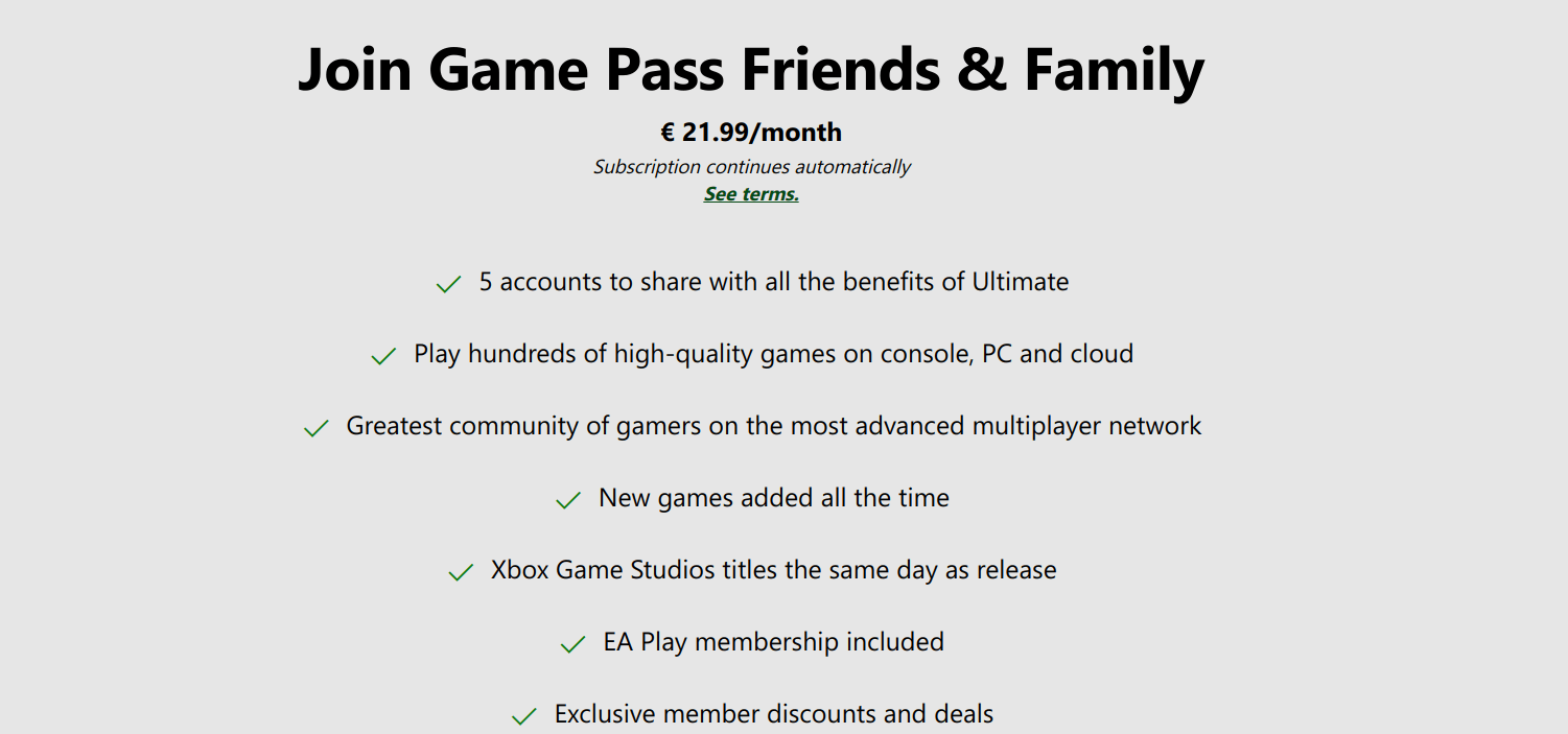 EA Play comes with Xbox Game Pass Ultimate and Game Pass for PC at no extra  cost