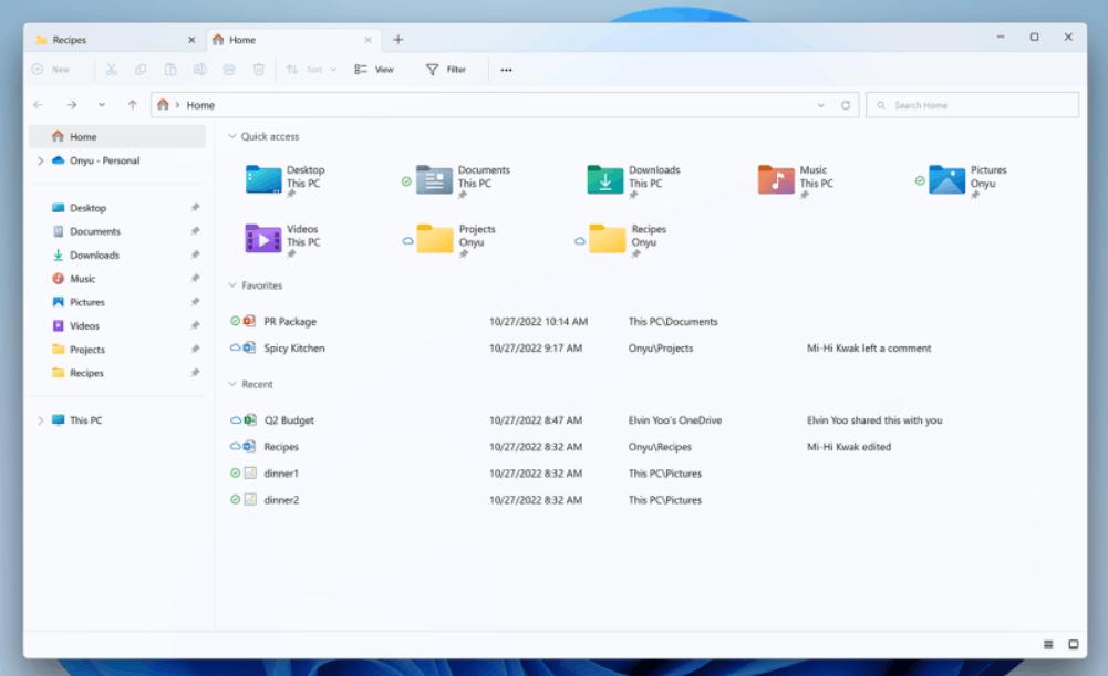 File Explorer With Tabs