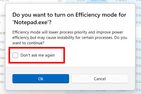 Enable Efficiency Mode In Task Manager