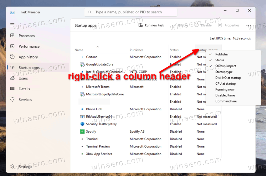 Add Or Remove Columns In Task Manager