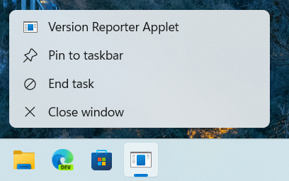 Windows 11 End Task Taskbar Context Menu