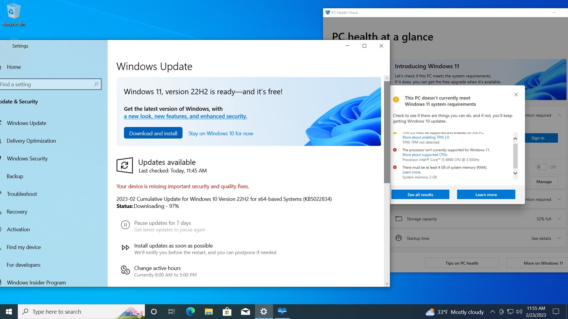 Windows 11 Upgrade Offer Unsupported Device 3