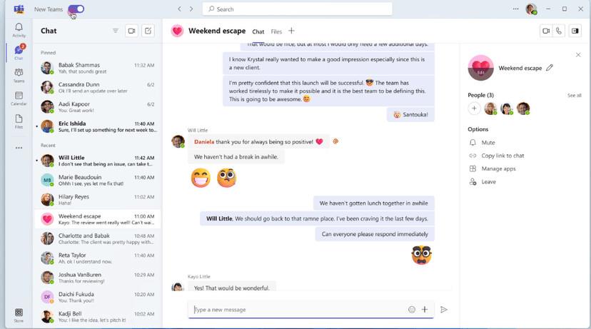 New Microsoft Teams
