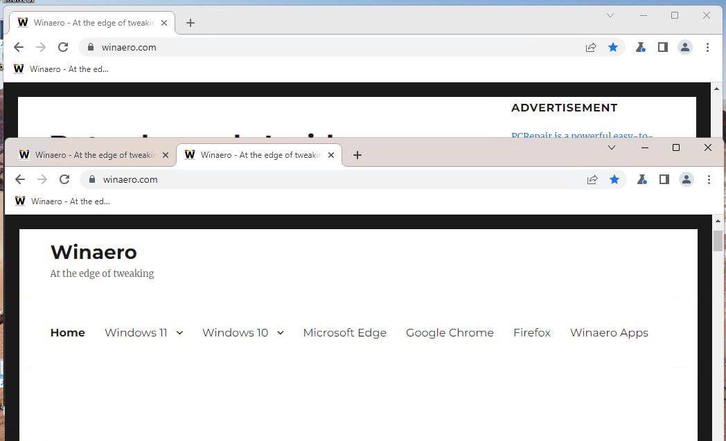 Mica Titlebar In Google Chrome