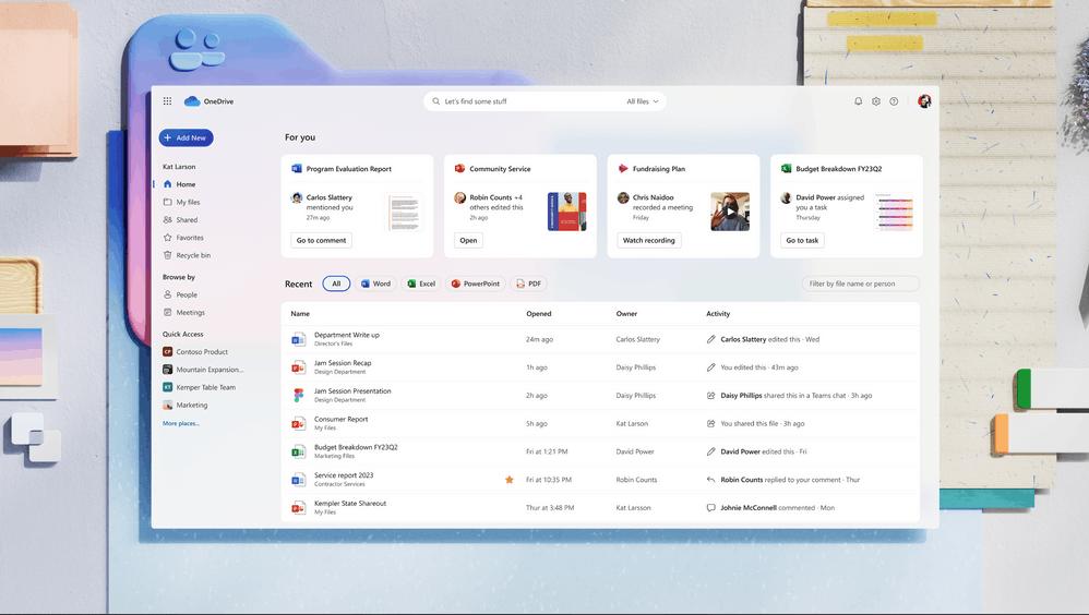 Microsoft Has Introduced A New Improved Version Of OneDrive   New OneDrive Home 