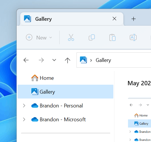 New File Explorer Gallery Icon
