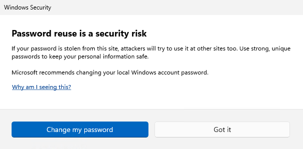 Password Re Use Copy Paste Unsafe Warning