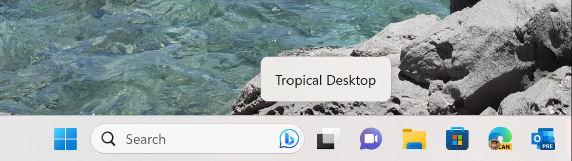 Taskview Desktop Labels