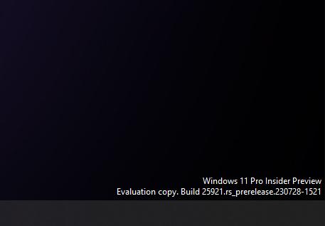 Dialog Removed In Windows 11 Build 25915