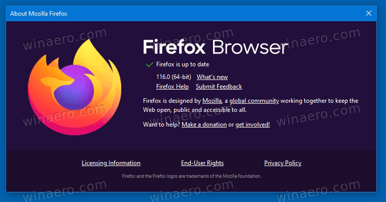 Firefox 116