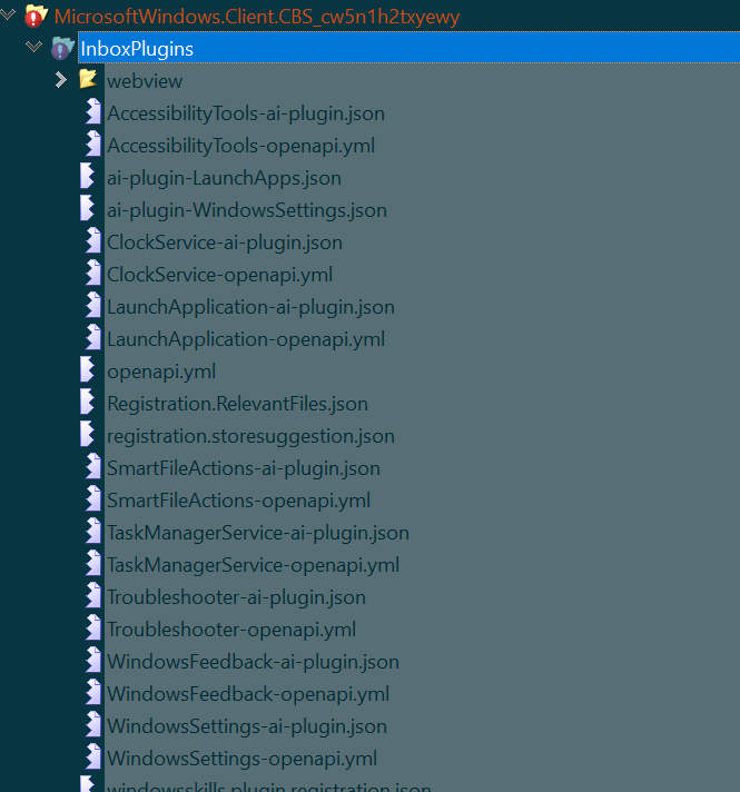 Windows Copilot Plugins