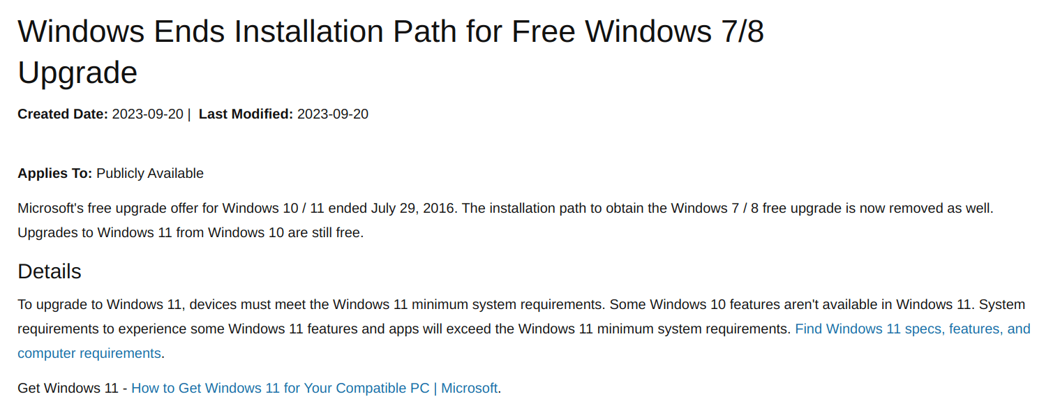 Windows 11 Update, Free Upgrade PCs to Microsoft Windows 11 OS