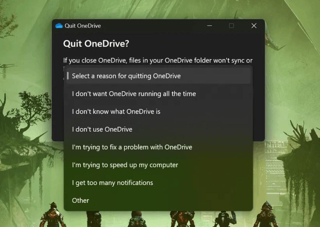 OneDrive Exit Survey