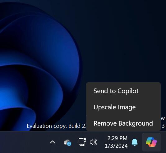 Windows 11 Copilot Actions For An Image