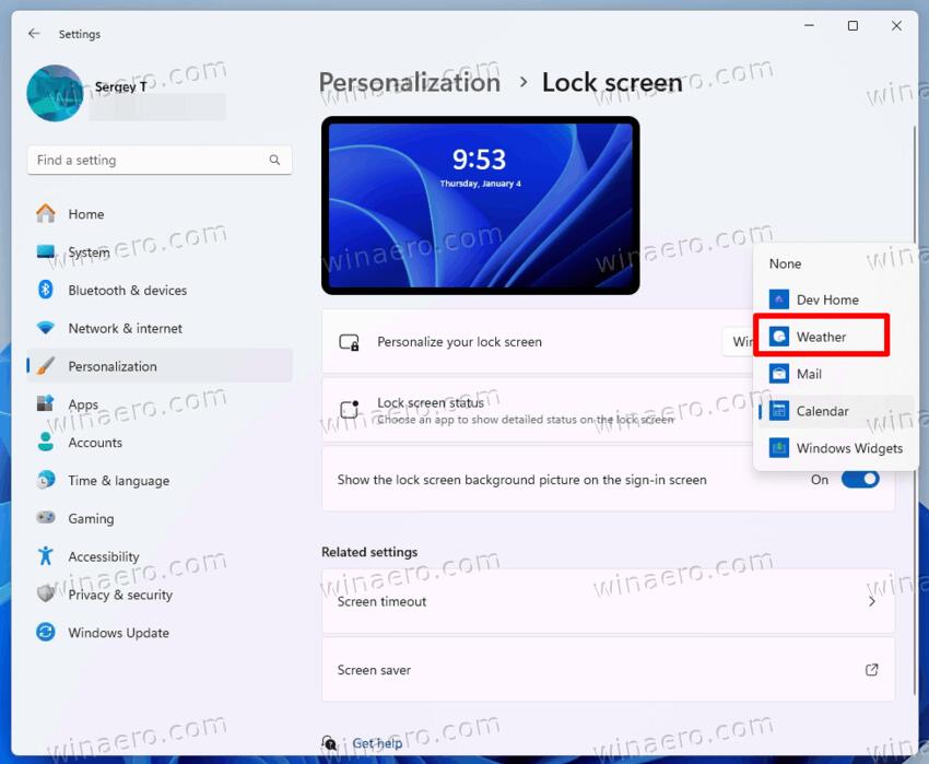 Windows 11 Enable Weather On LockScreen