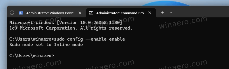 Enable Sudo From Command Prompt 
