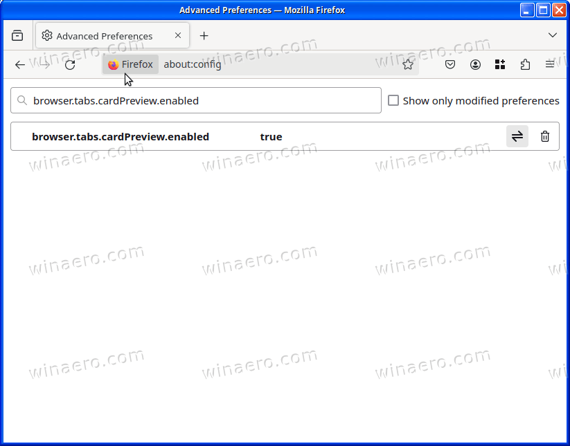 Firefox Enable Tab Previews