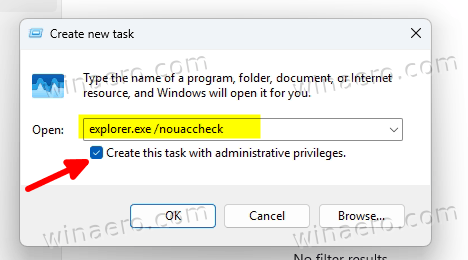 Run Explorer As Administrator In Windows 11