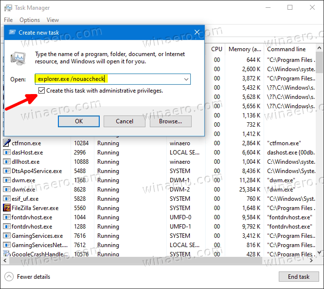 Windows 10 Open Explorer As Admin Elevated
