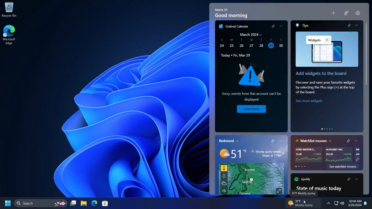 Windows 11 Move Widgets To The Right 