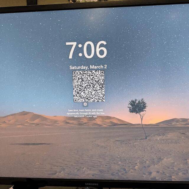 Windows 11 Qr Code On Lock Screen