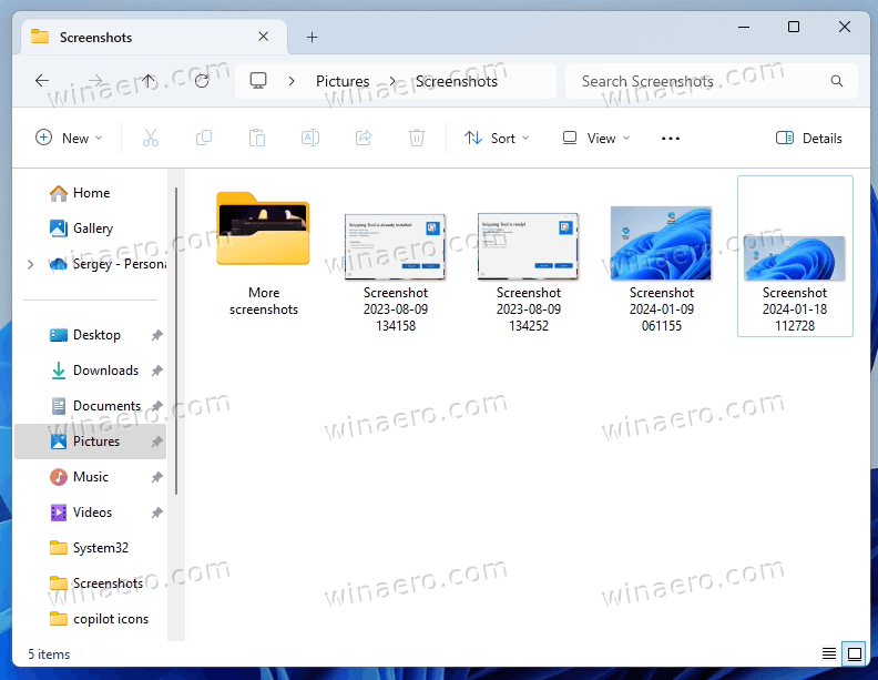 File and folder previews in File Explorer