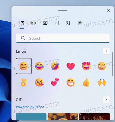 Open Emoji Panel Windows 11
