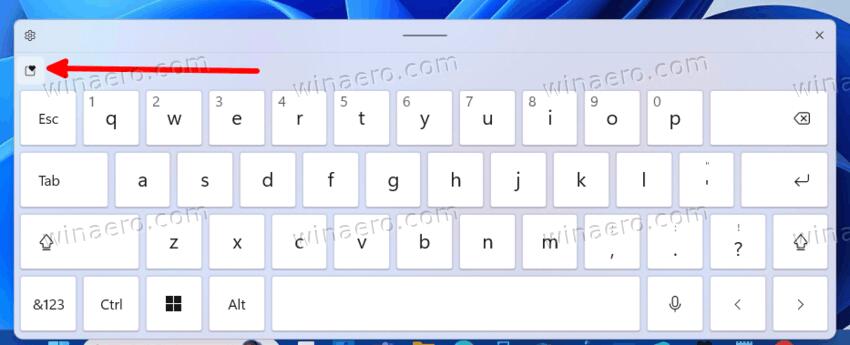 Touch Keyboard Emoji Button