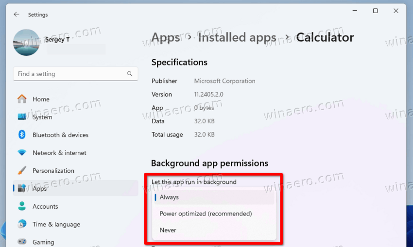 Disable CPU Throttling For App