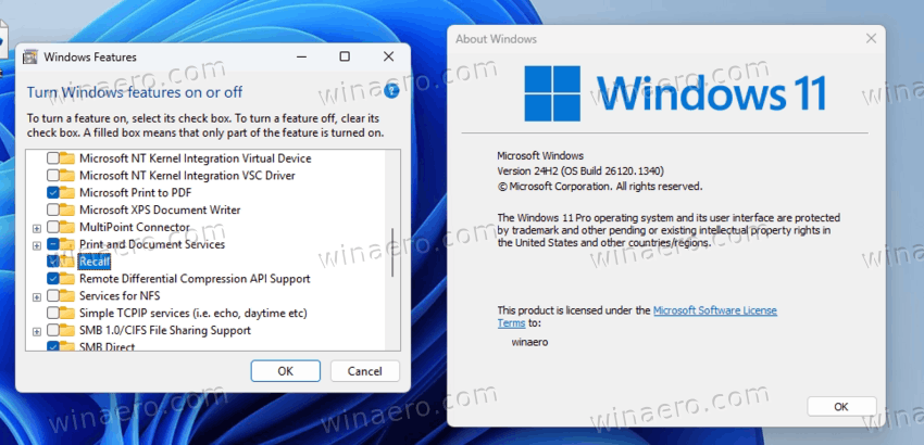 Windows 11 Uninstall Recall