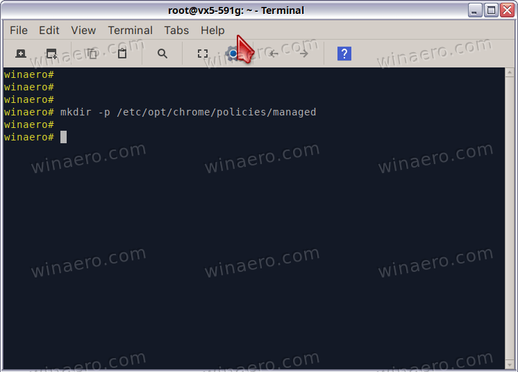 Create Chrome Policy Dirs On Linux