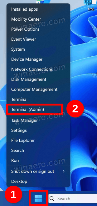 Terminal Admin