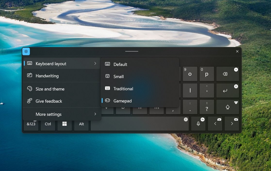 Windows 11 Touch Keyboard Layout 1