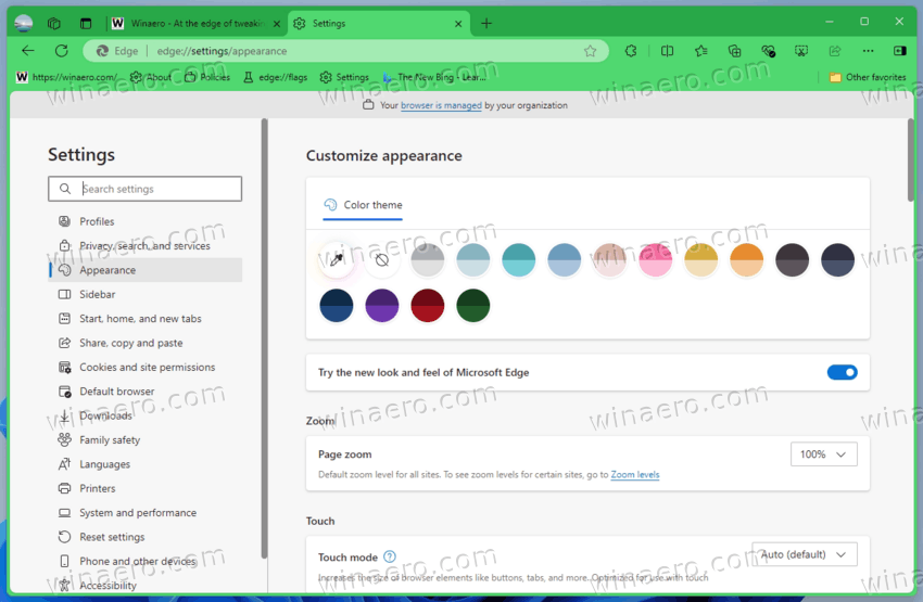 New Color Theme Picker