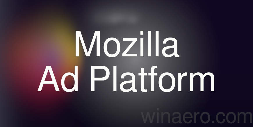 Mozilla Ad Platform