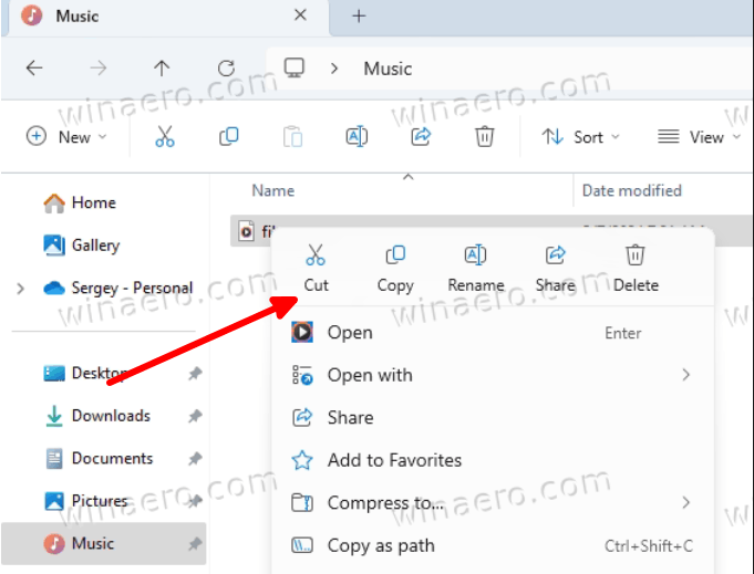 Windows 11 24H2 Context Menu Text Labels Copy Paste