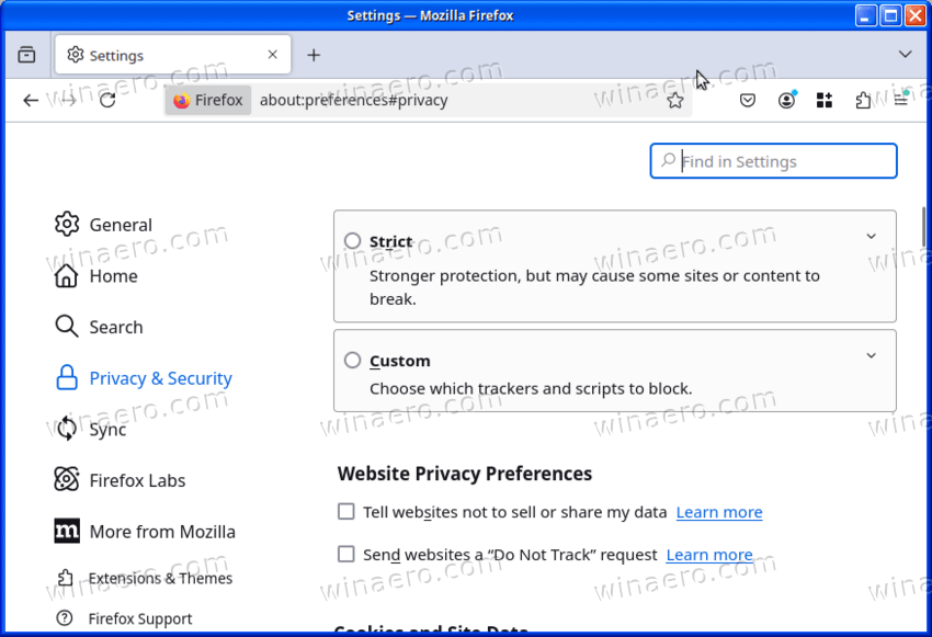 Firefox Removes Do Not Track Option