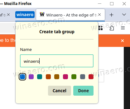 Name Group And Color