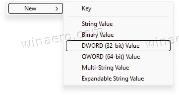 Create New 32bit Dword