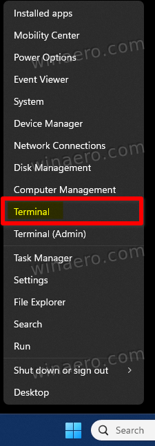 Open Terminal In Windows