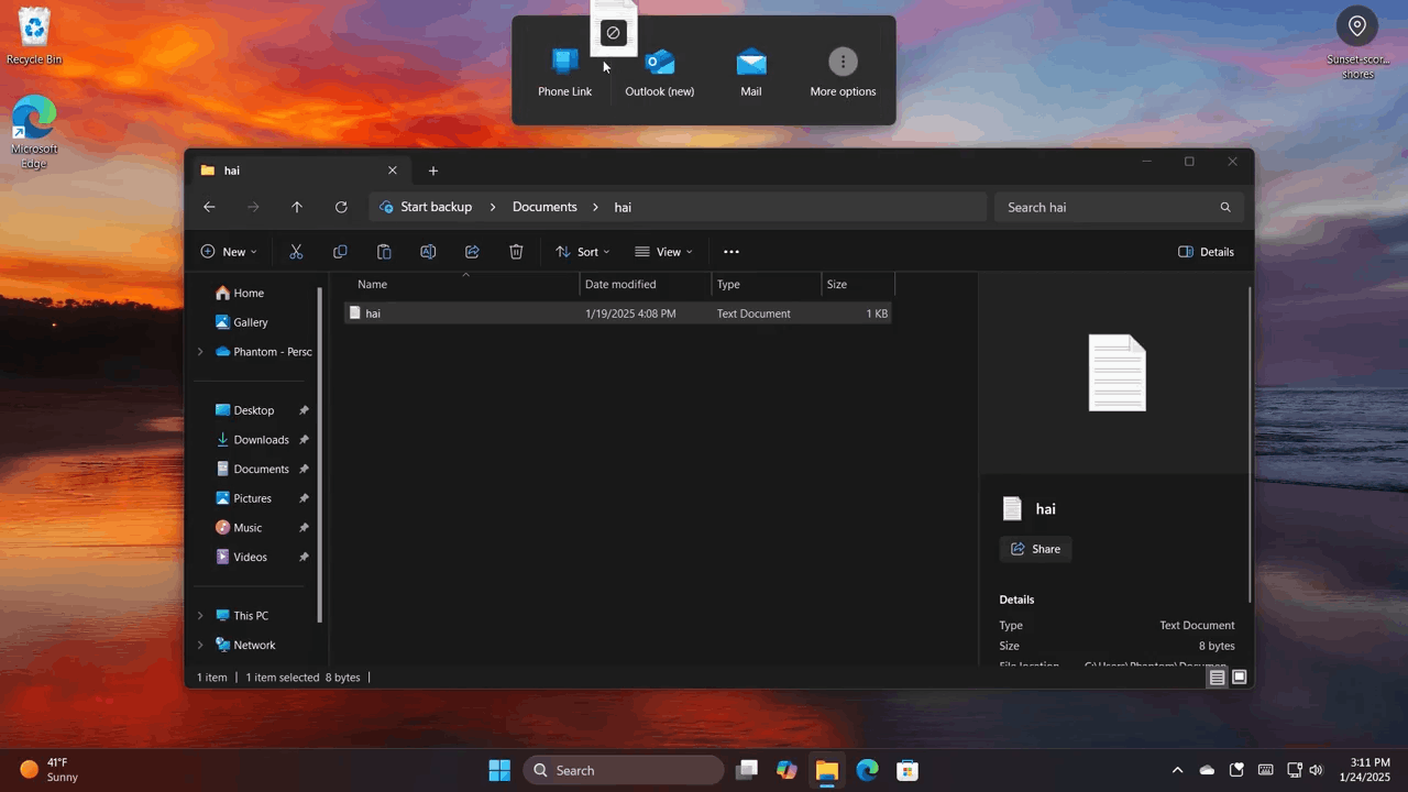 Windows 11 Drag Tray New Share Ui 02