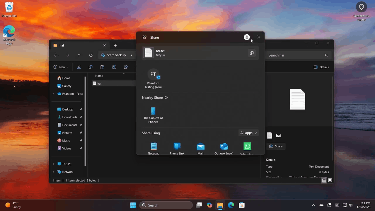 Windows 11 Drag Tray New Share Ui 04