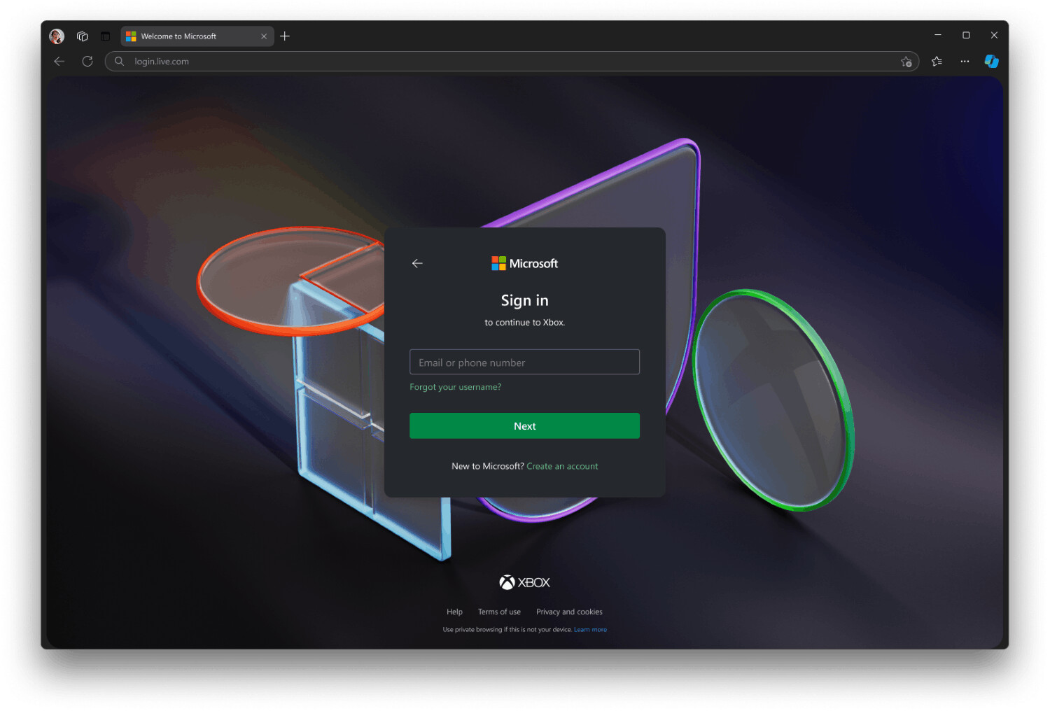 Msa New Sign In Page 2 Darkmode