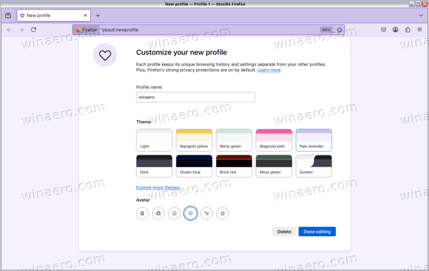 Firefox 138 New Profile Manager